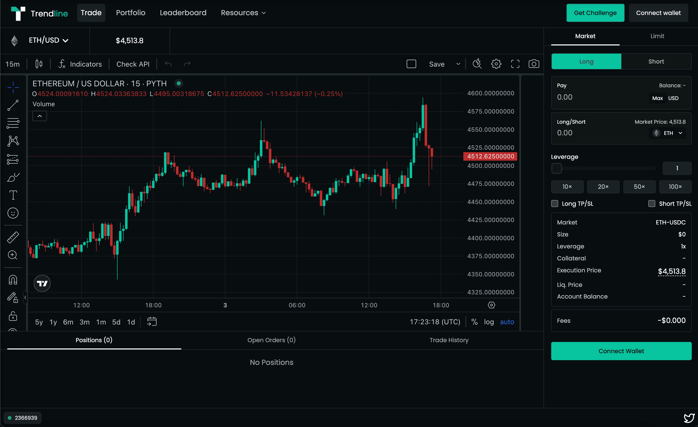 Trading Platform Interface